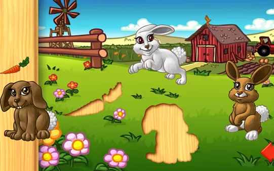 switch《Animal Babies Puzzle – Top Wooden Preschool Animals Learning Children Kindergarten Puzzles Ga