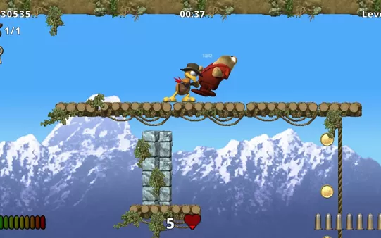 switch《怪鸡历险记2 Moorhuhn Jump and Run ‘Traps and Treasures 2’》英文版nsp/xci下载