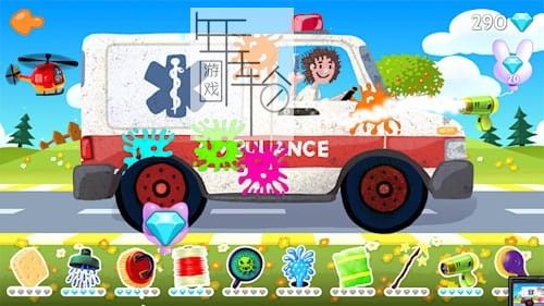 switch《Funny Car Wash – Trucks & Cars Game Garage for Kids & Toddlers》英文版nsp/xci下载_2