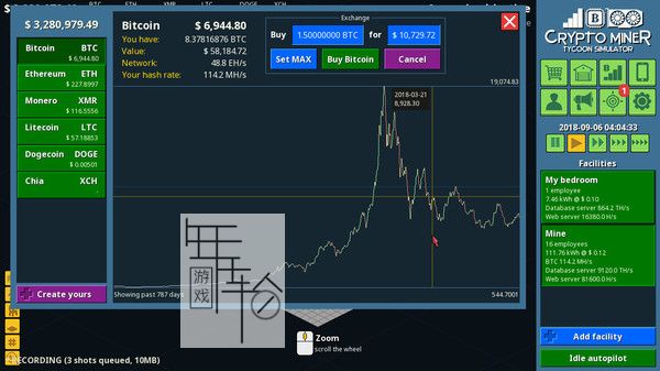PC《加密货币矿工大亨模拟器 Crypto Miner Tycoon Simulator》英文版下载_1