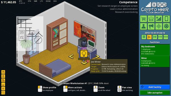 PC《加密货币矿工大亨模拟器 Crypto Miner Tycoon Simulator》英文版下载_0