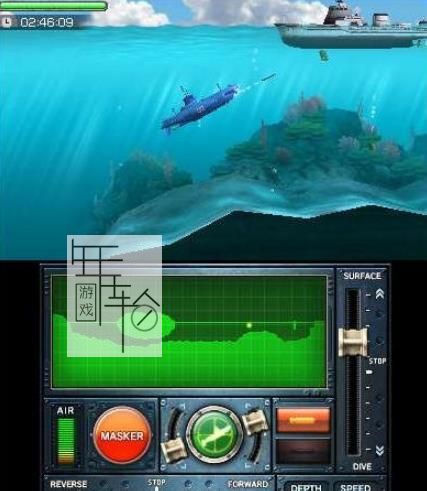 3DS《钢铁机师 Steel Diver - Update》英文版cia下载_0