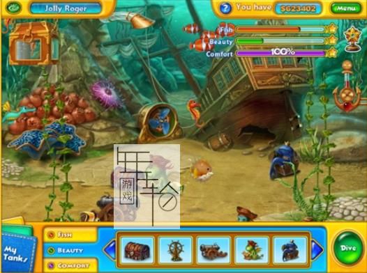 3DS《梦想水族馆 Fishdom H2O - Hidden Odyssey》欧版cia下载_0