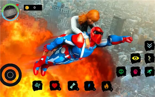 switch《City Super Hero 3D – Flying Legend Warriors Deluxe Simulator》英文版nsp下载