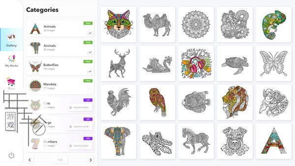 switch《成人着色书 Coloring Book for Adults》中文版nsp下载_3
