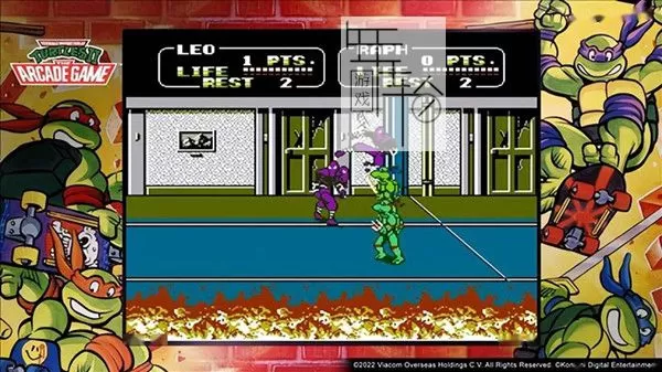 switch《忍者神龟：卡哇邦嘎合集 Teenage Mutant Ninja Turtle The Cowabunga Collection》英文版xci下载【含+1.0.4补丁】_2