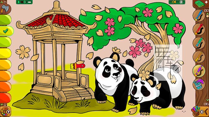 switch《着色页：木材山故事 Coloring Pages: Lumberhill Tales》中文版nsp下载+2DLC_2