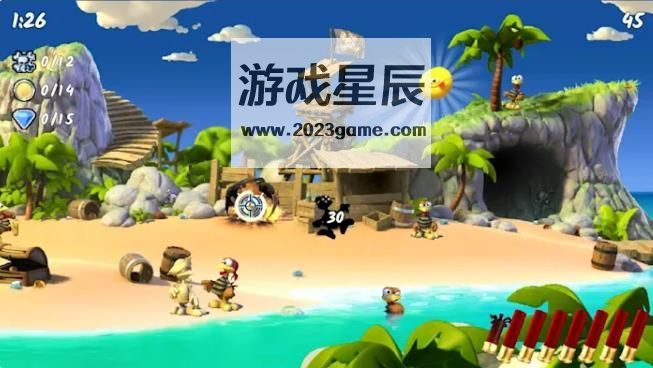 switch《摩尔洪海贼团 - 疯鸡海贼团 Moorhuhn Pirates:Crazy Chicken Pirates》英文版nsp下载+1.0.1补丁_2