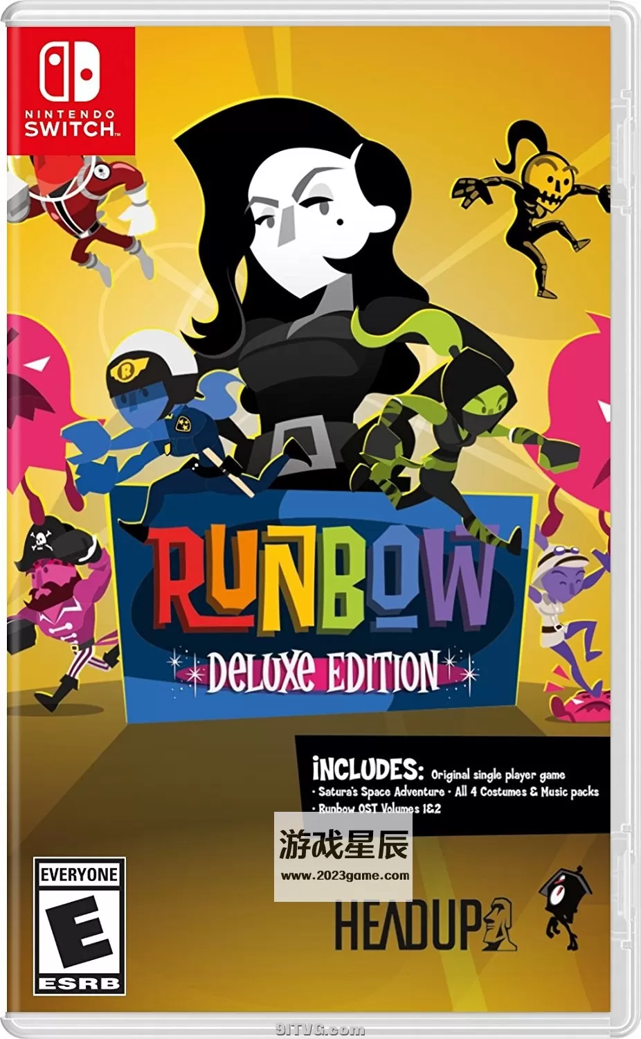 【多人同屏】switch《虹色战士 豪华版 Runbow Deluxe Edition》英文版xci下载【含1.0.2补丁+5个DLC】_0