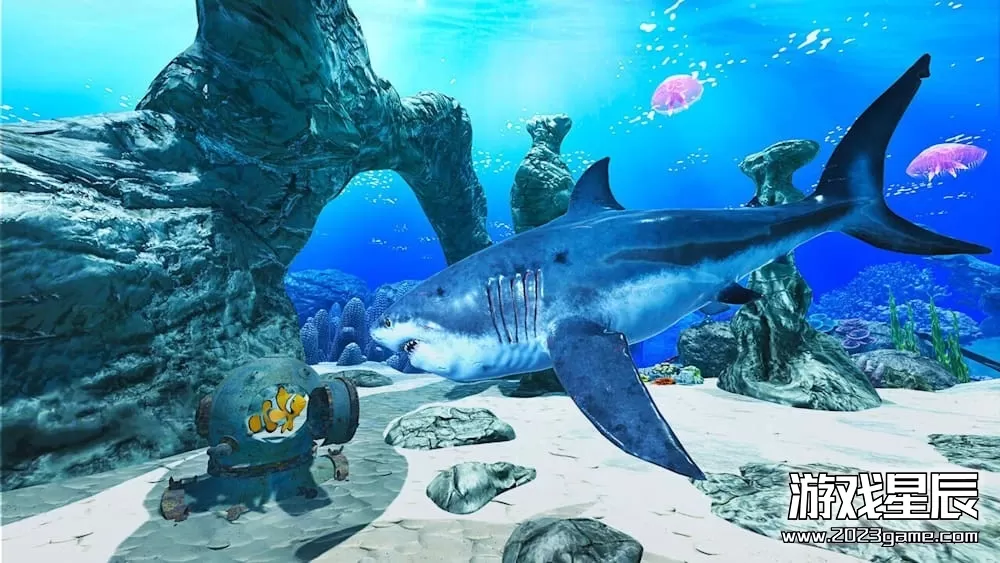 switch 《鲨鱼攻击：鱼类捕食者 Shark Attack: Fish Predator Ocean Sea》英文版nsp下载_1