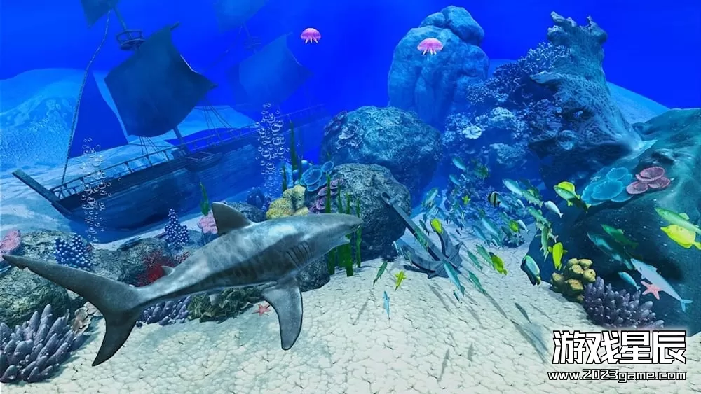switch 《鲨鱼攻击：鱼类捕食者 Shark Attack: Fish Predator Ocean Sea》英文版nsp下载_3