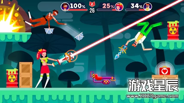 【多人同屏】switch《布娃娃之怒：英雄竞技场 Ragdoll Rage: Heroes Arena》英文版nsp下载_1