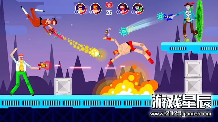 【多人同屏】switch《布娃娃之怒：英雄竞技场 Ragdoll Rage: Heroes Arena》英文版nsp下载_3