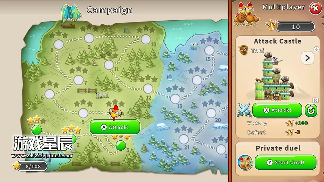 switch《城堡大作战 Moorhuhn Knights & Castles》英文版NSP下载_1
