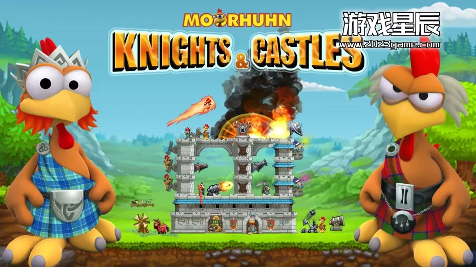 switch《城堡大作战 Moorhuhn Knights & Castles》英文版NSP下载