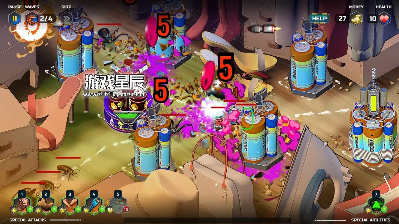 switch《虫族入侵塔防 Bugvasion TD》英文版nsz下载