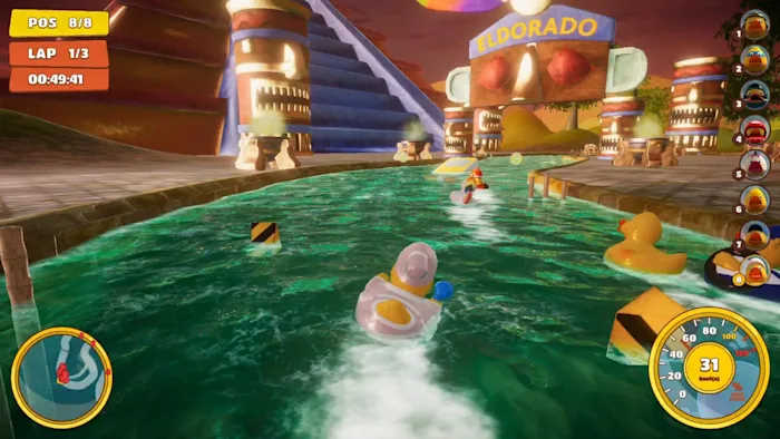 switch《橡皮鸭波浪车手 Rubberduck Wave Racer》中文版nsz下载_3