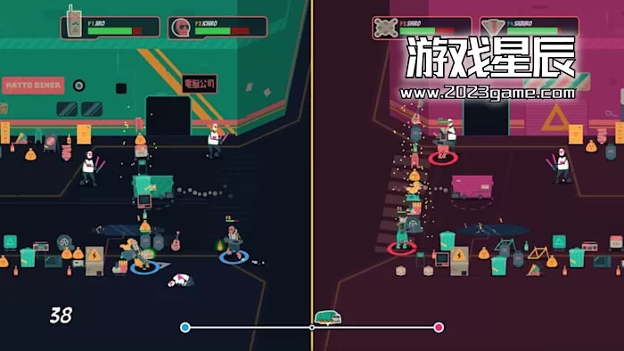 【多人同屏】switch《像素垃圾回收者 PixelJunk Scrappers》中文版nsz下载+5.3补丁_2