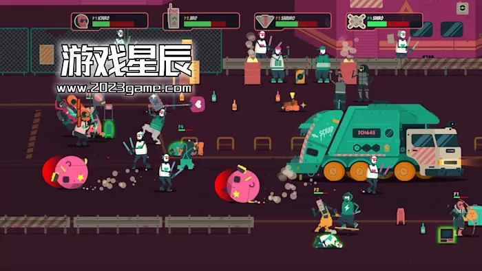 【多人同屏】switch《像素垃圾回收者 PixelJunk Scrappers》中文版nsz下载+5.3补丁_3