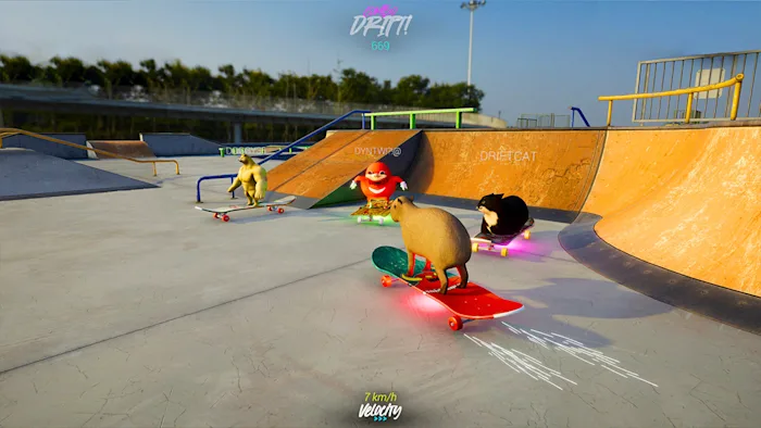 switch《滑板漂移与麦克斯韦猫 Skateboard Drifting with Maxwell Cat》英文版nsp下载_4