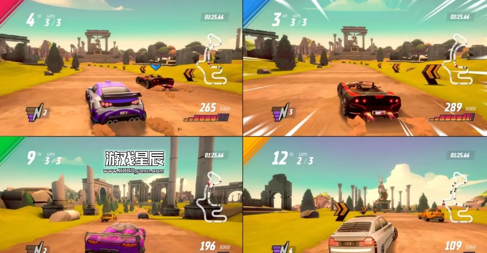 【多人分屏】switch《追踪地平线2 Horizon Chase 2》中文版nsp下载【含1.5.2补丁】_1