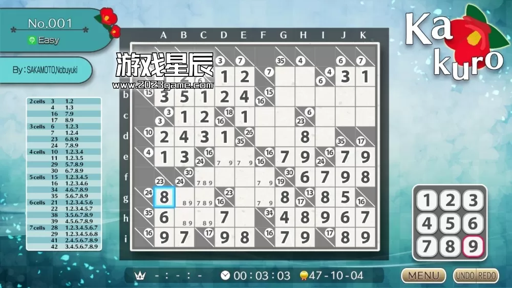 switch《Puzzle by Nikoli S Kakuro》英文版nsp下载_2