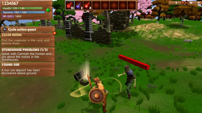 switch《锤子与盔甲 HammerHelm》英文版nsp下载_1
