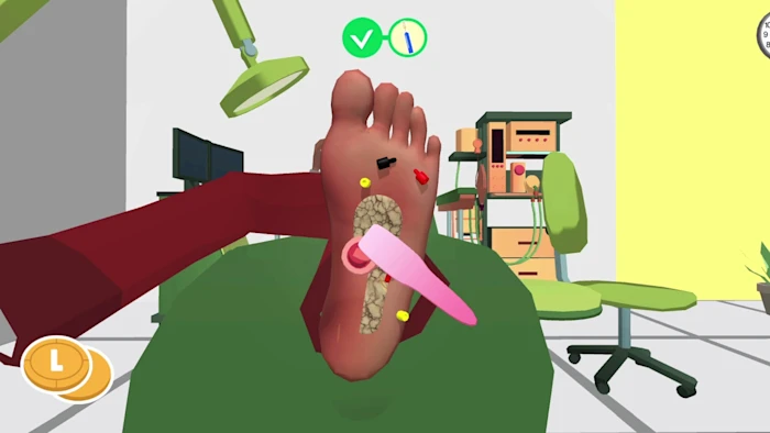 【有点恶心】switch《足部诊所 Foot Clinic》英文版nsp下载_3