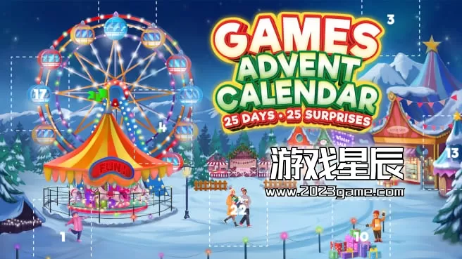 switch《游戏降临节日历，25 天，25 个惊喜 Games Advent Calendar》英文版nsp下载