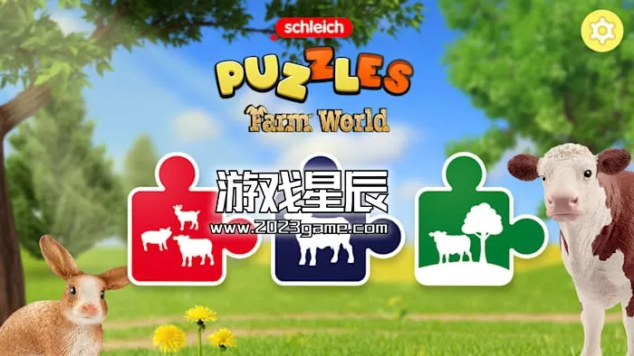 【儿童拼图】switch《施莱奇拼图 农场世界 schleich  Puzzles FARM WORLD》英文版nsp下载_1