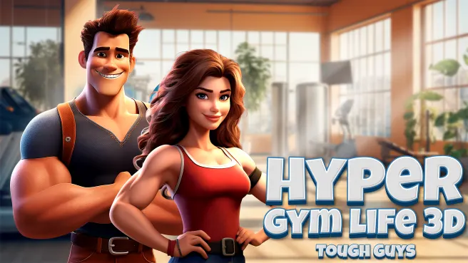 switch《超级健身房生活3D硬汉 Hyper Gym Life 3D - Tough Guys》英文版nsp下载
