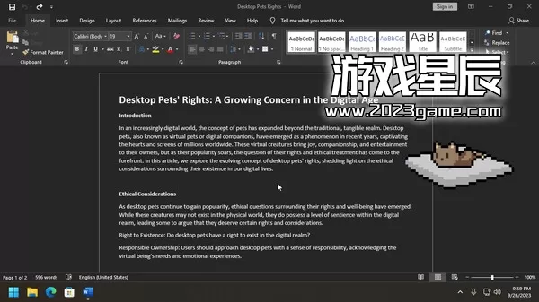 PC《桌面宠物/Desktop Pet Project》中文版下载Build.12629150_1