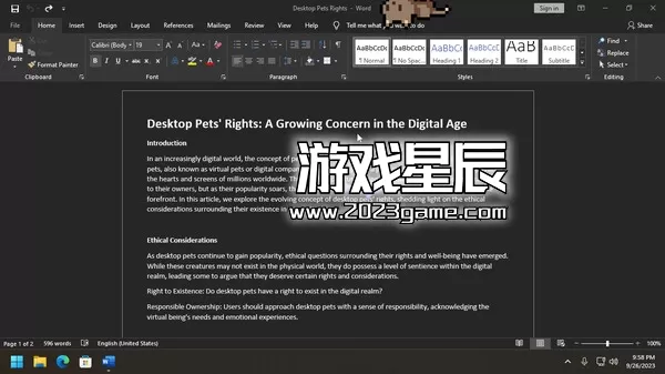 PC《桌面宠物/Desktop Pet Project》中文版下载Build.12629150_2