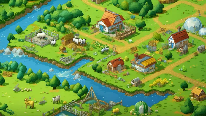 switch《乡村大亨：农场城市模拟器 Village Tycoon Farm City Simulator》英文版nsp下载_1