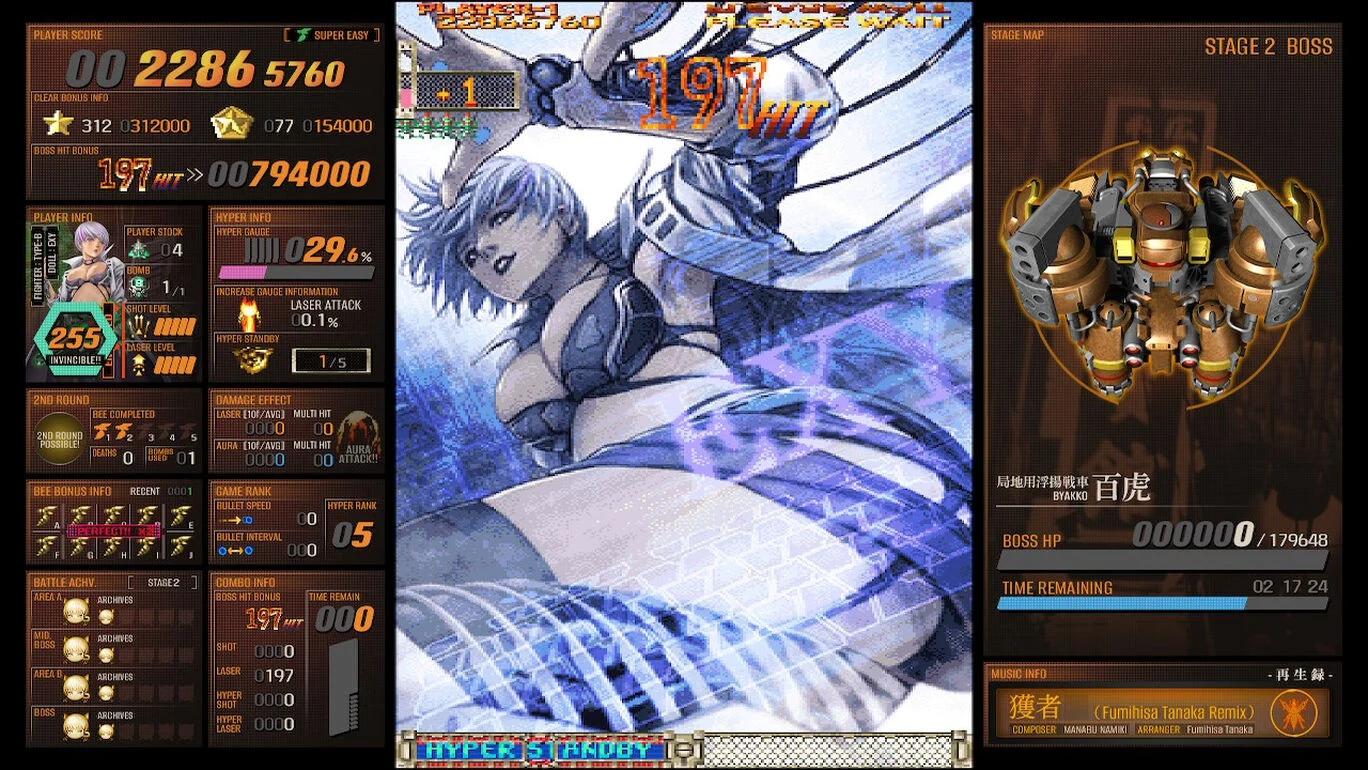 switch《怒首领蜂大往生临回转生 DoDonPachi DAI-OU-JOU Re incarnation》英文版NSZ下载+1.2.0补丁_2