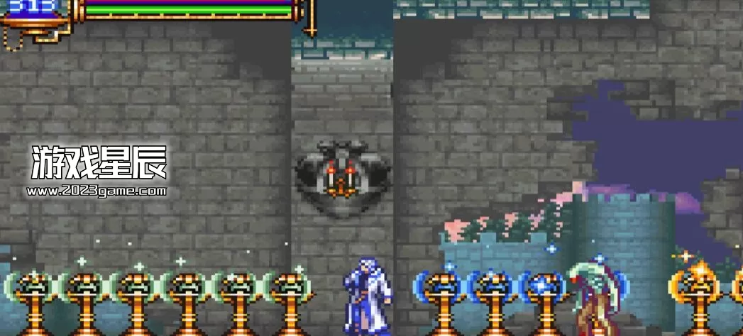 【GBA模拟器】switch《恶魔城晓月圆舞曲》出生基础能力全拿修改版下载_1