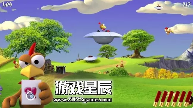 switch《怪鸡飞碟入侵（Moorhuhn Invasion - Crazy Chicken Invasion）》英文版nsp下载+1.0.1补丁_1