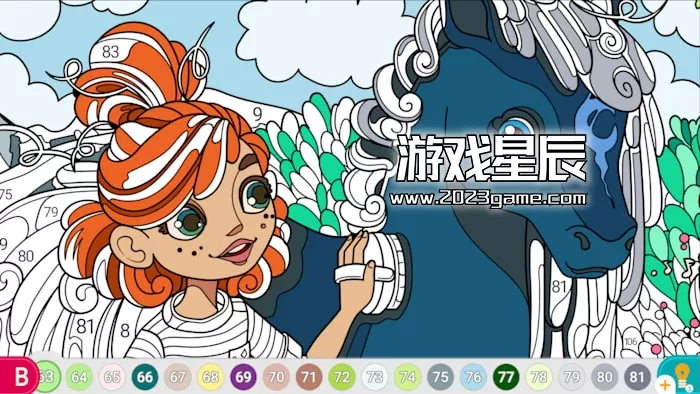 switch《小马世界 – 按数字着色 Pony World – Color by Numbers》英文版nsp下载_1