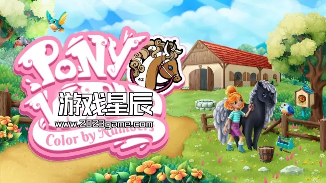switch《小马世界 – 按数字着色 Pony World – Color by Numbers》英文版nsp下载