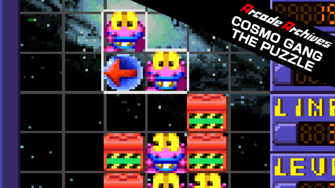 switch《街机档案：宇宙盗贼团方块大战 Arcade Archives COSMO GANG THE PUZZLE》英文版nsp下载