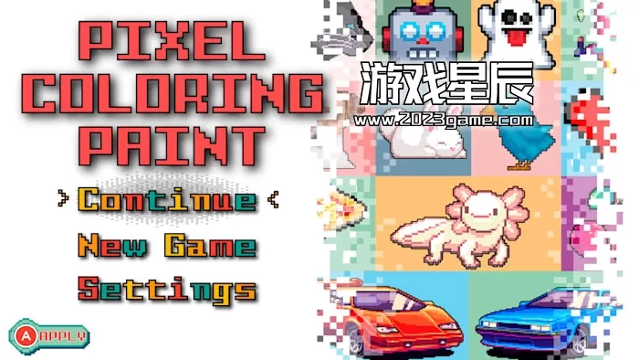 【儿童绘画】switch《像素着色 Pixel Coloring Paint》英文版nsp下载_1