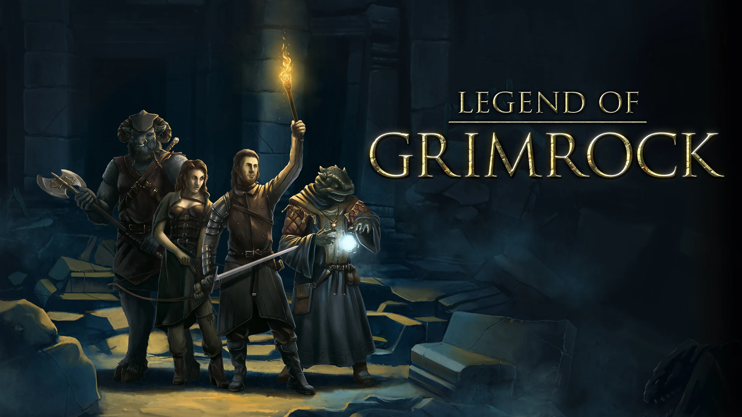 switch《魔岩山传说 legend of grimrock》英文版nsp下载