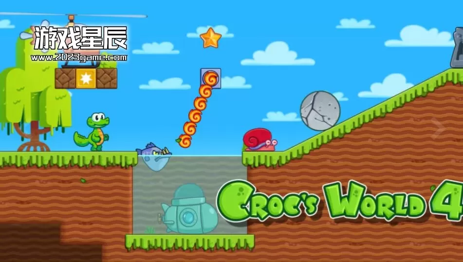 【9.0】PS4《鳄鱼的世界4 Croc's World 4》英文版PKG下载