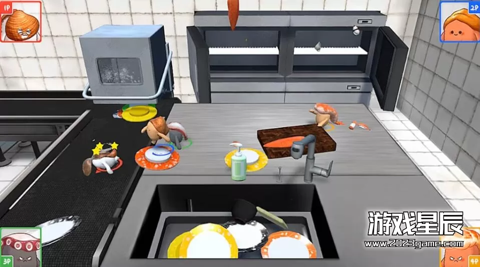 【多人同屏】switch《寿司大作战 Sushi Battle Rambunctiously》中文版nsp下载+1.0.4c补丁_2