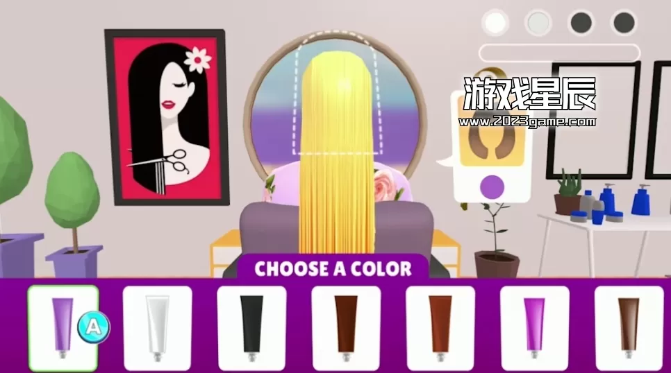 switch《染发模拟器 Hair Dye》英文版nsp下载+1.0.1补丁_2