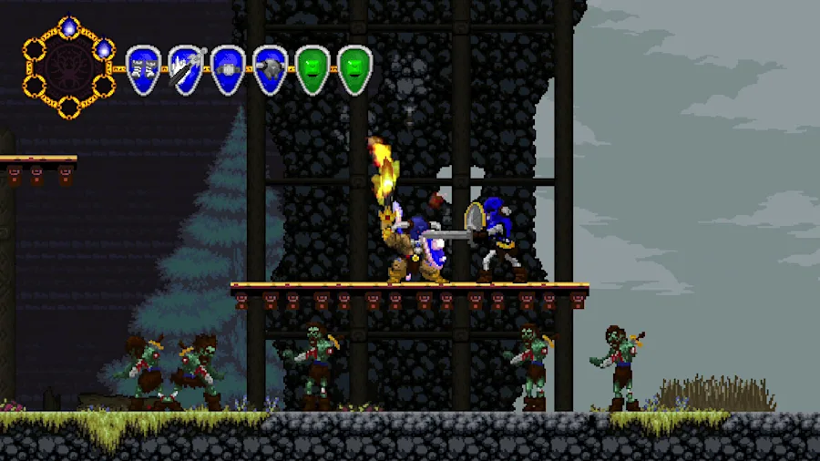 switch《伏尔加维京二世1+2（Volgarr the Viking II）》中文版nsz下载+金手指_2
