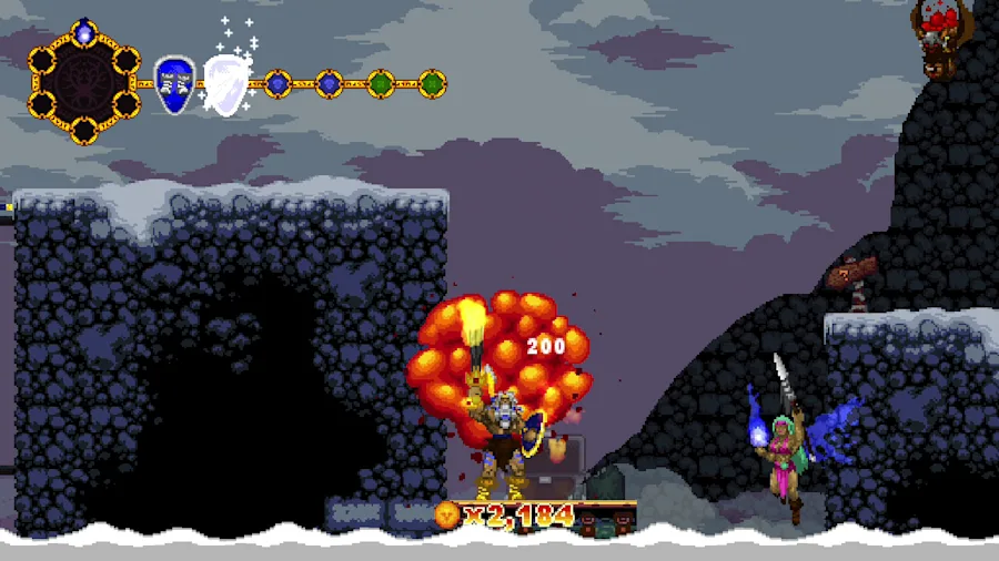 switch《伏尔加维京二世1+2（Volgarr the Viking II）》中文版nsz下载+金手指_1