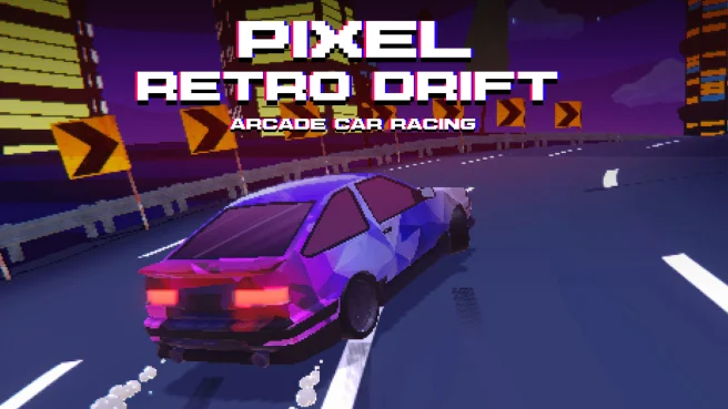switch《Pixel复古漂移-街机赛车（Pixel Retro Drift - Arcade Car Racing）》英文版nsp下载