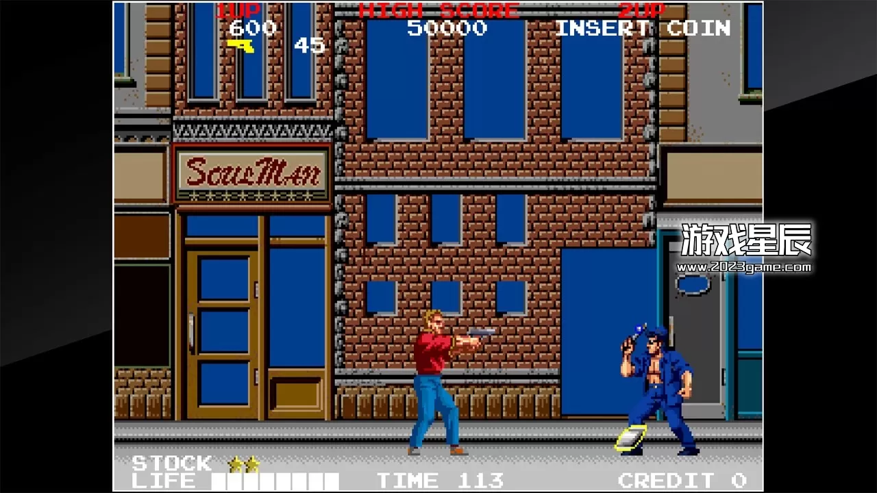 switch《街机档案-罪恶都市 Arcade Archives CRIME CITY》英文版nsp下载+金手指_2