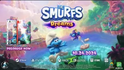 switch《蓝精灵:梦境(The Smurfs:Dreams)》[NSZ]美版中文+1.0.2补丁